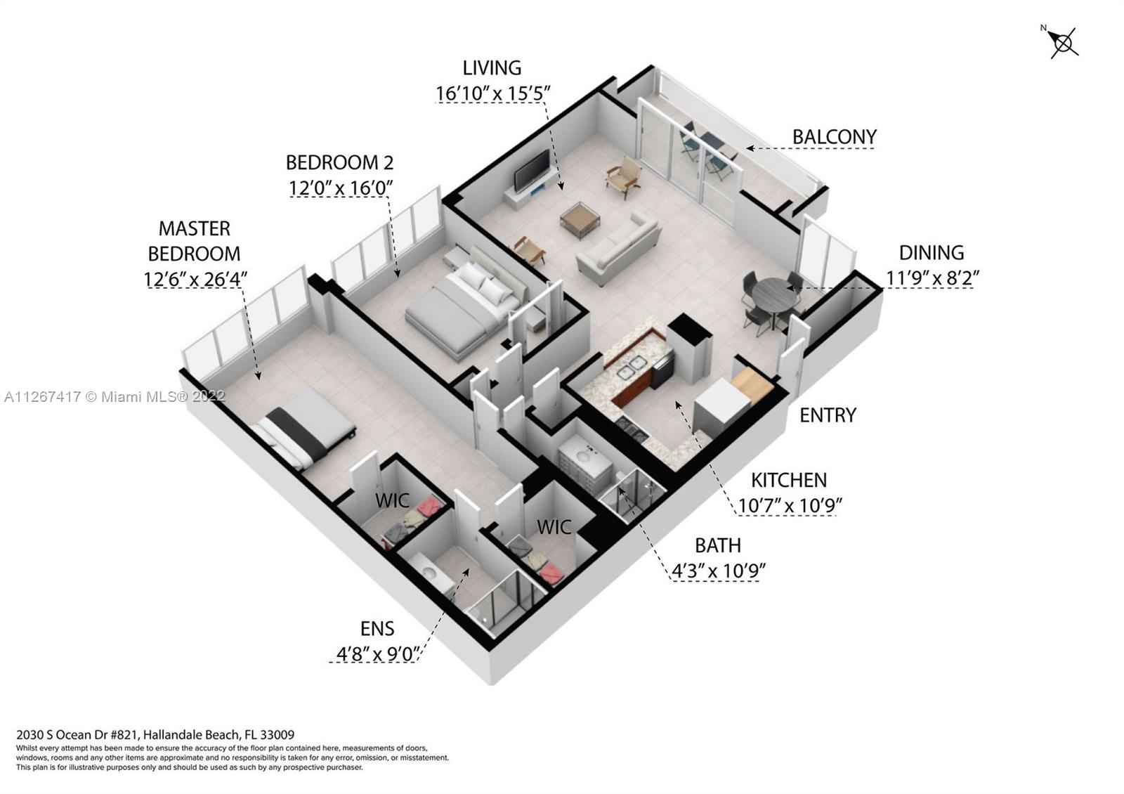 2030 South Ocean Drive, Unit 821 Hallandale Beach, FL 33009 - Photo 46 of 50