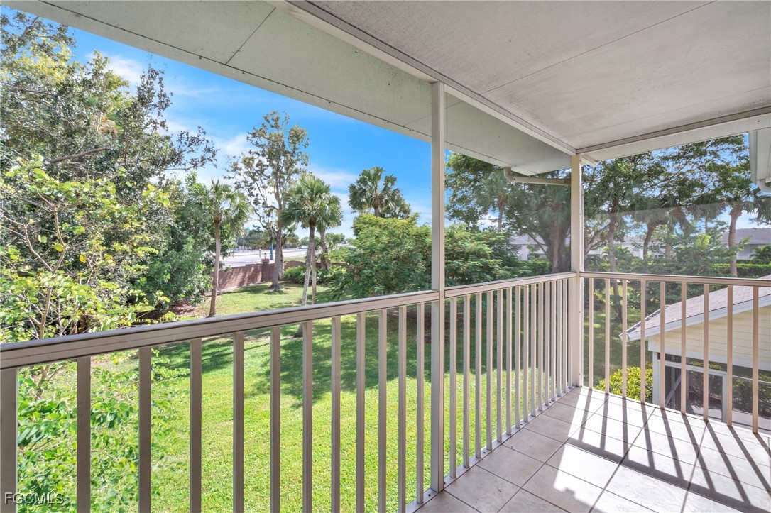 1526 Trafalgar Lane, Unit B Naples, FL 34116 - Photo 27 of 33 a view of a balcony with lake view