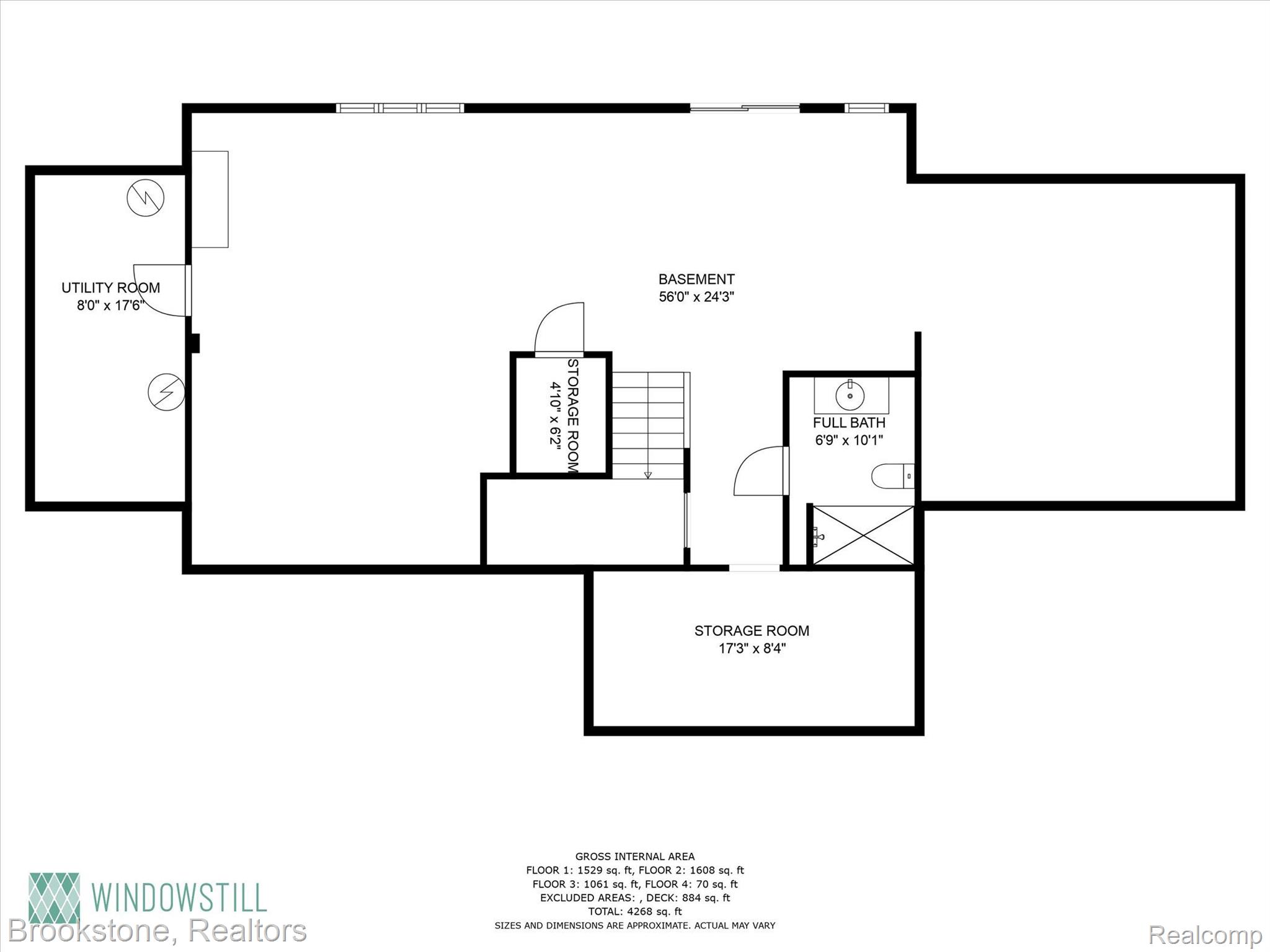 8695 Ellis Road Clarkston, MI 48348 - Photo 69 of 69 Walkout basement floorplan