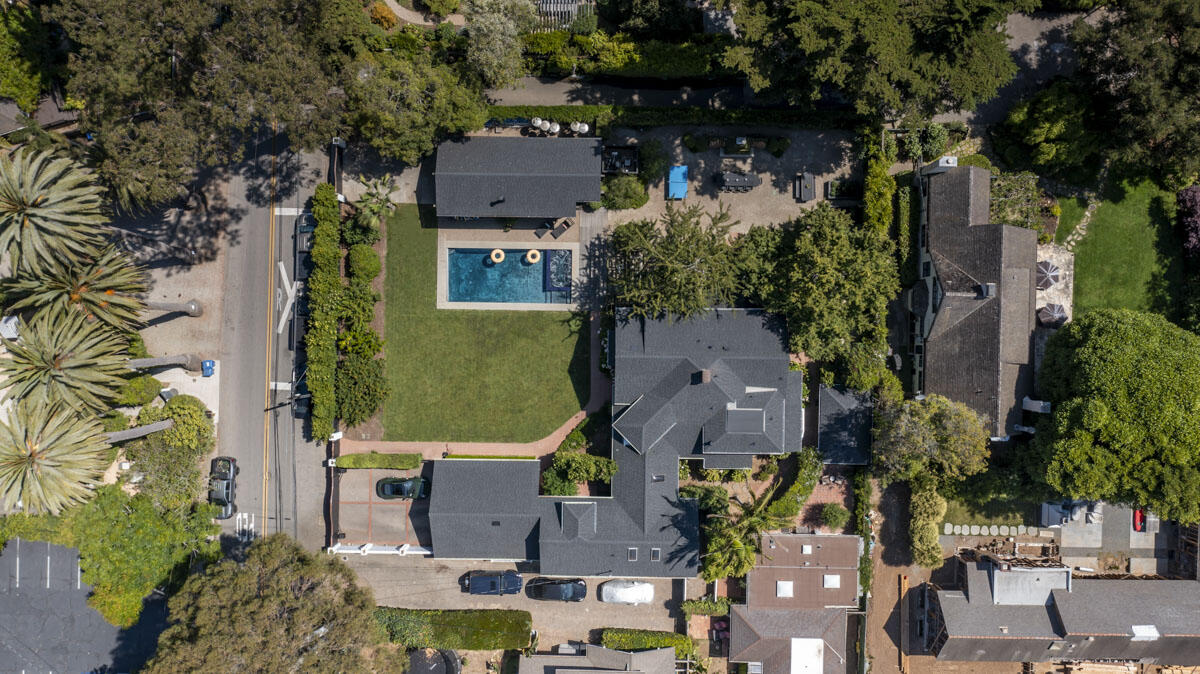 71 Eucalyptus Lane Montecito, CA 93108 - Photo 60 of 69 an aerial view of multiple houses with yard