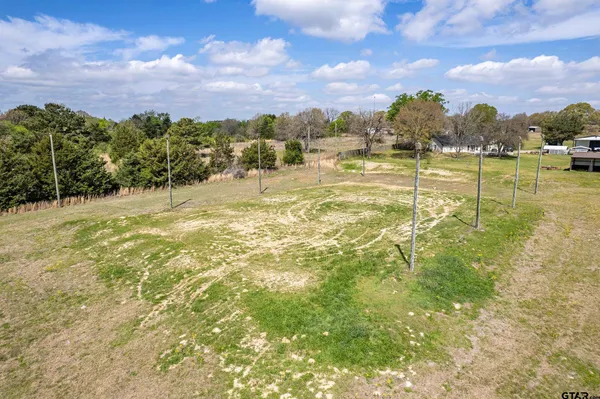 a view of a lake with a houses