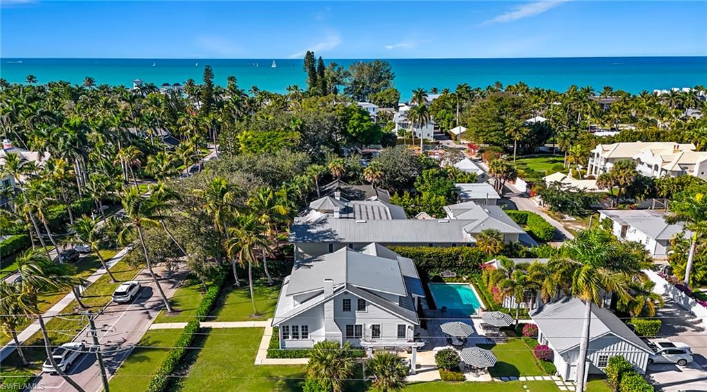 187 Broad Avenue South Naples, FL 34102 - Photo 30 of 33 Aerial view of a large body of water