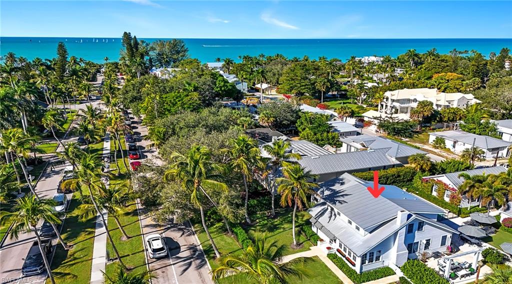 187 Broad Avenue South Naples, FL 34102 - Photo 31 of 33 Drone / aerial view of a nearby body of water