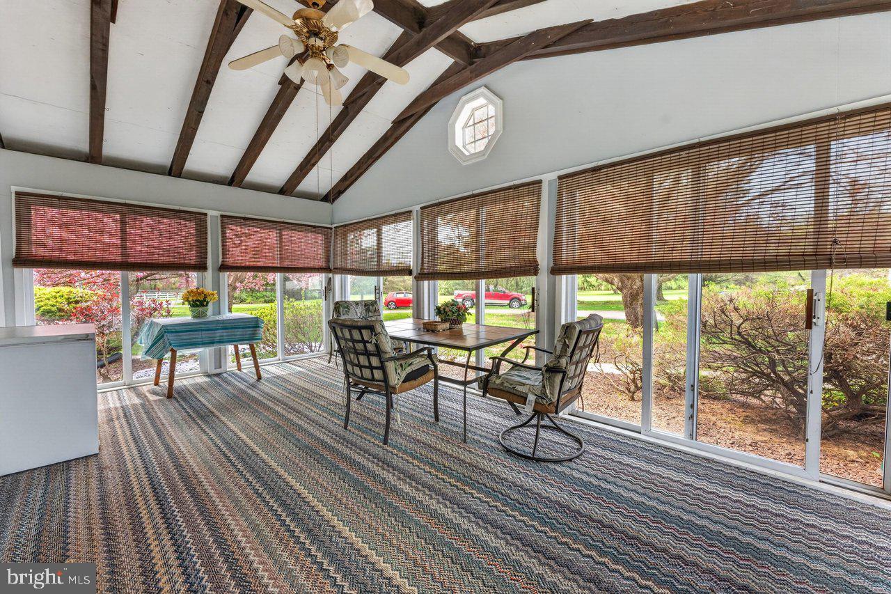 158 Chesterfield Georgetown Road Chesterfield, NJ 08515 - Photo 19 of 48 Sunlit 3 season room with charming views.