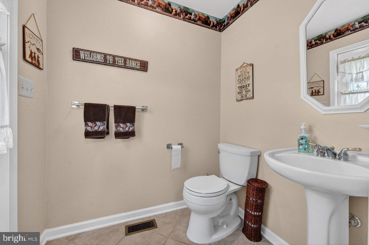 158 Chesterfield Georgetown Road Chesterfield, NJ 08515 - Photo 21 of 48 Charming rustic half bath main floor