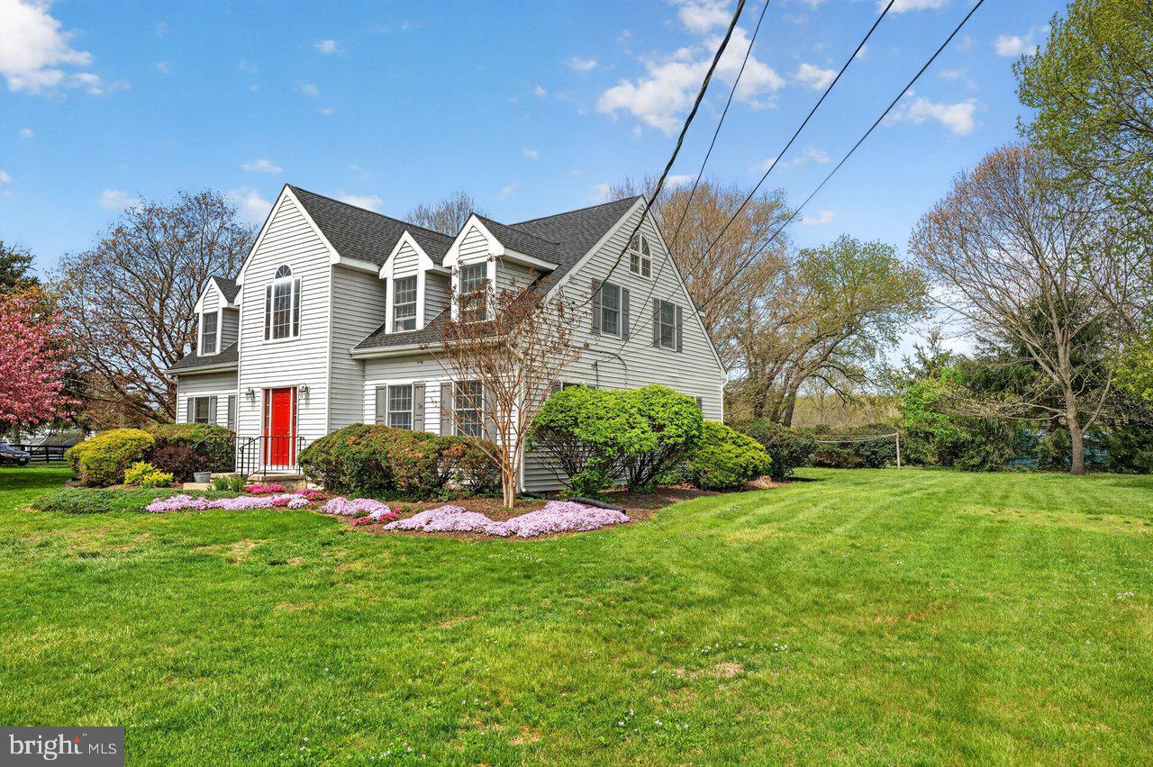 158 Chesterfield Georgetown Road Chesterfield, NJ 08515 - Photo 3 of 48 Charming home with vibrant landscaping.