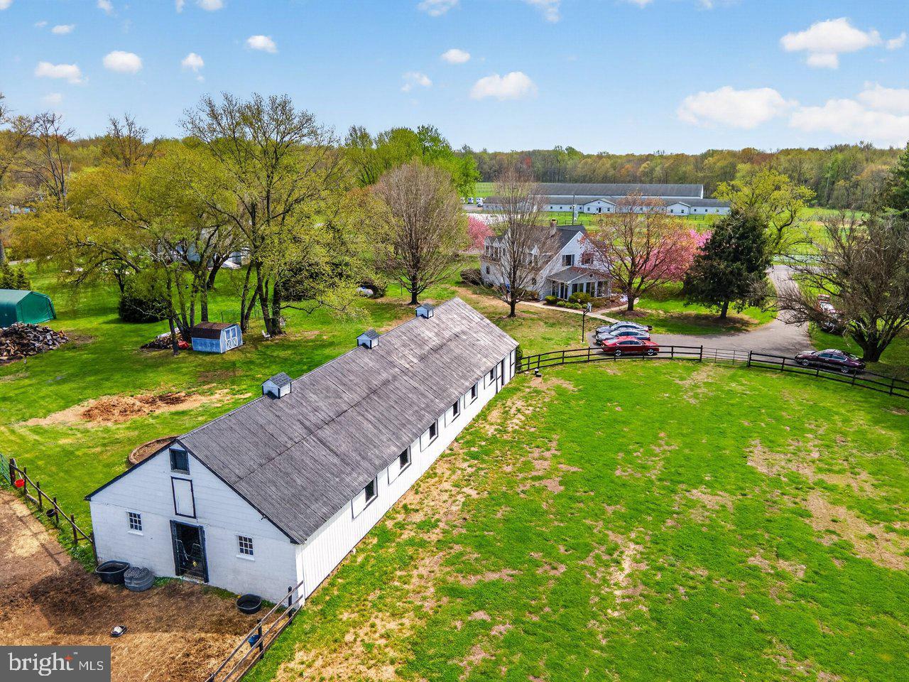 158 Chesterfield Georgetown Road Chesterfield, NJ 08515 - Photo 40 of 48 13 stable barn with fencing