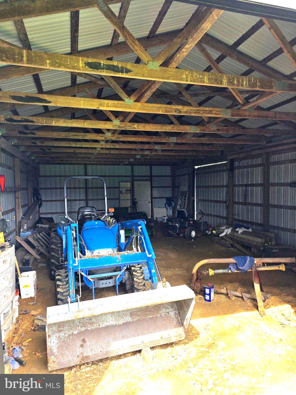 158 Chesterfield Georgetown Road Chesterfield, NJ 08515 - Photo 48 of 48 Barn 2 with tractor and accessories