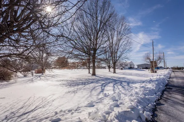 a view of snow covered with snow