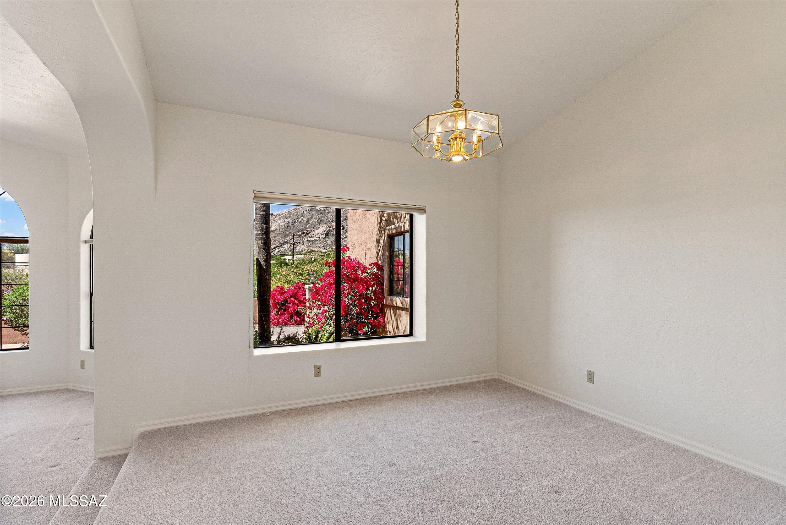6340 North Valley View Road Tucson, AZ 85718 - Photo 10 of 44 Dining Room with Mountain View