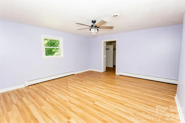 wooden floor in an empty room