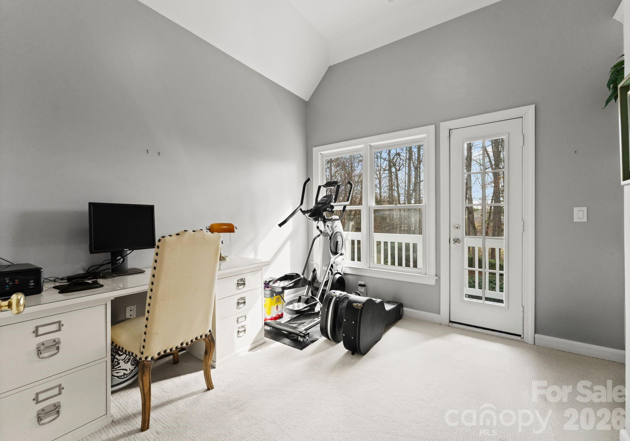 15705 Knox Hill Road Huntersville, NC 28078 - Photo 28 of 48 a view of a workspace with furniture and a window