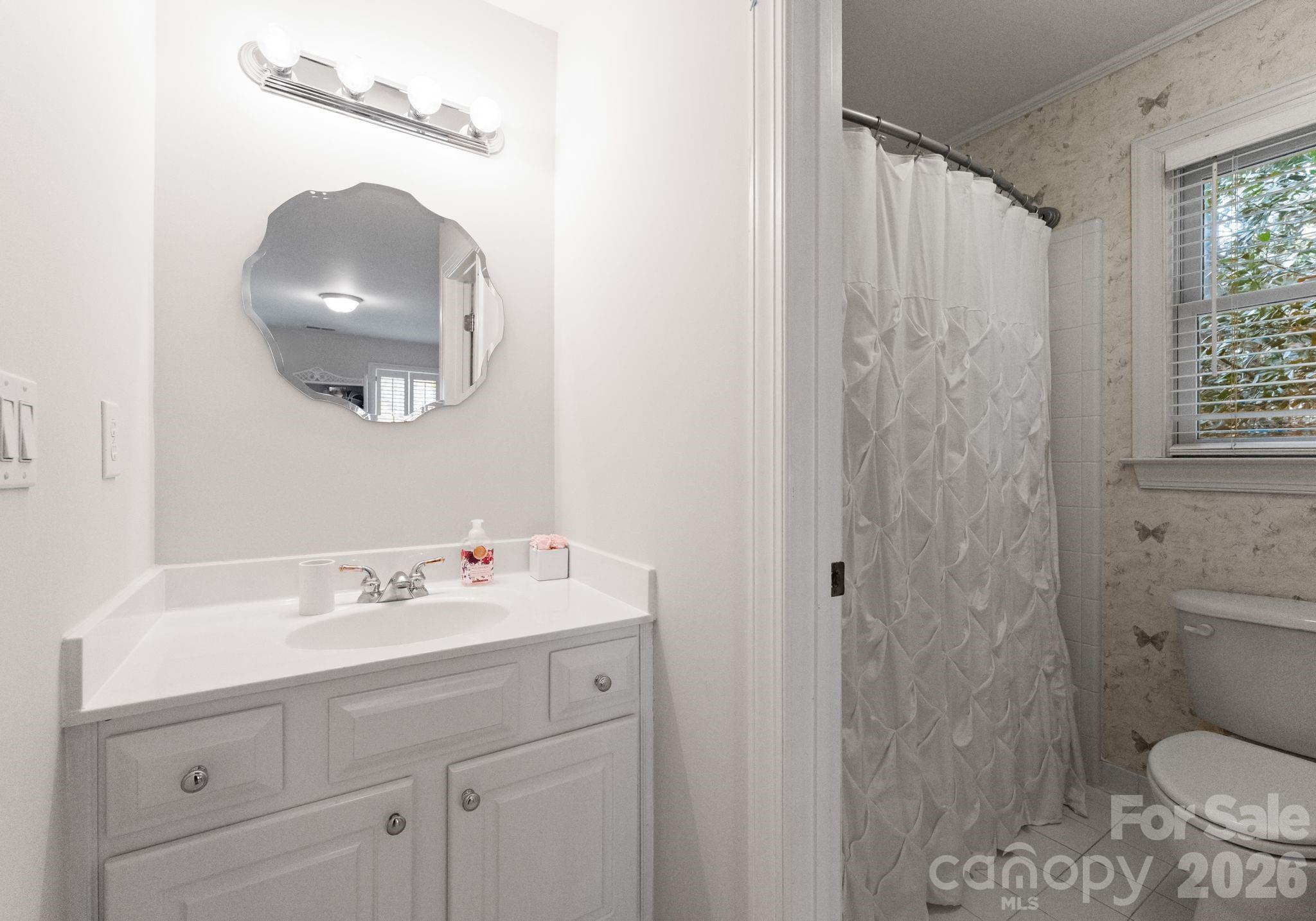 15705 Knox Hill Road Huntersville, NC 28078 - Photo 31 of 48 a bathroom with a sink toilet and vanity