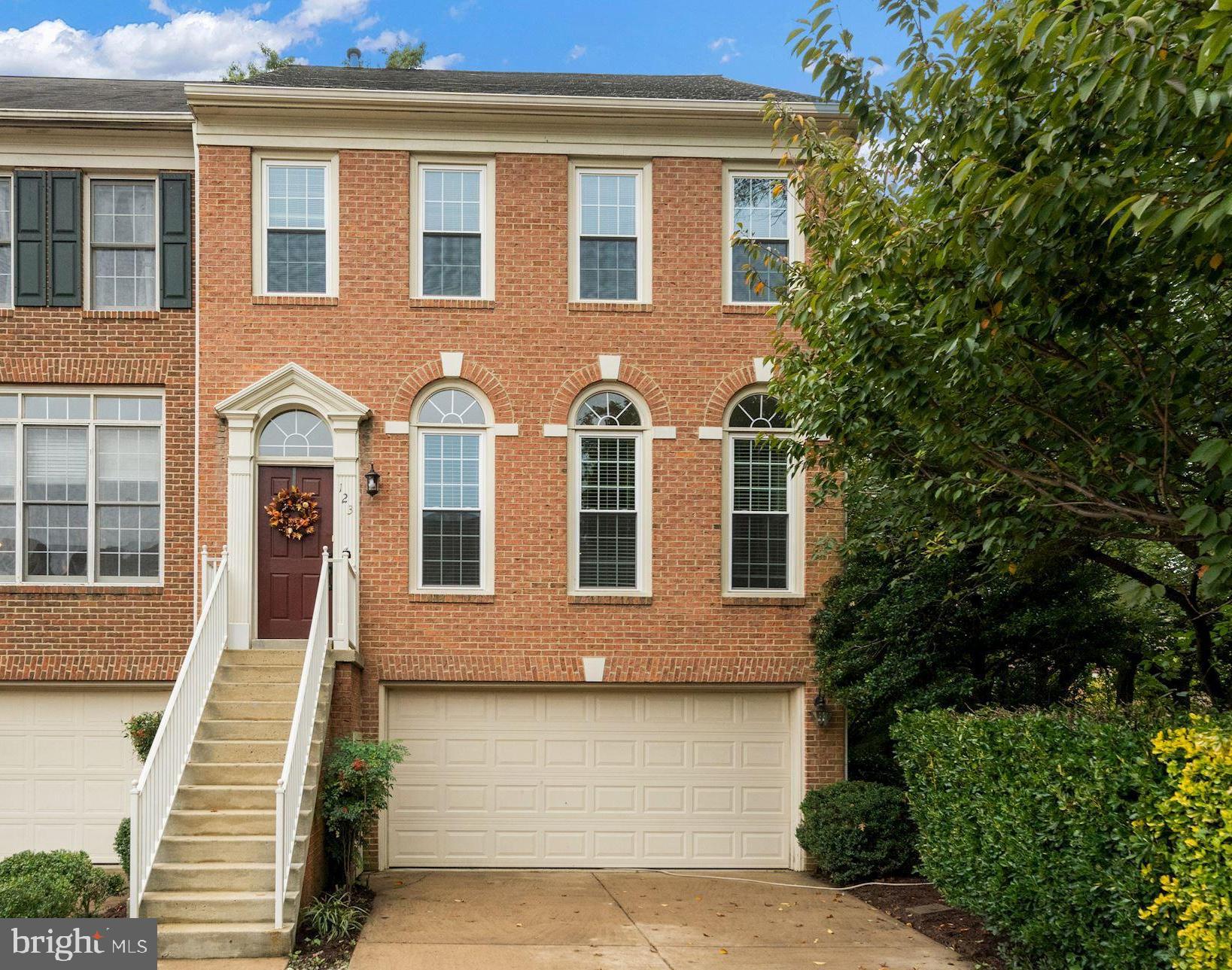123 Roland Court Southwest Vienna, VA 22180 - Photo 1 of 34 Gorgeous brick-front end unit with double garage