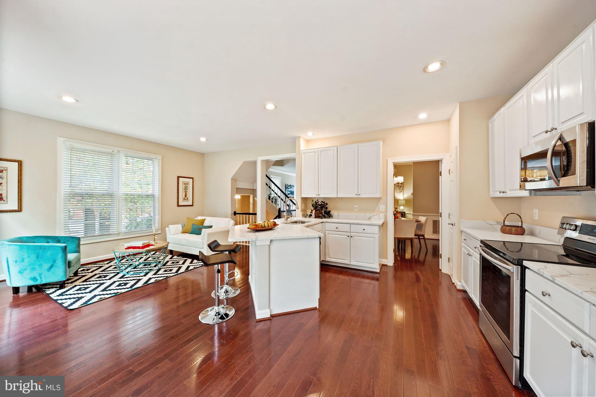 123 Roland Court Southwest Vienna, VA 22180 - Photo 11 of 34 Roomy kitchen and family room area