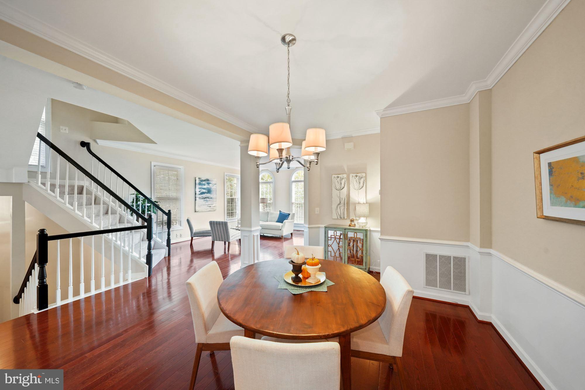 123 Roland Court Southwest Vienna, VA 22180 - Photo 12 of 34 View of dining room toward living room
