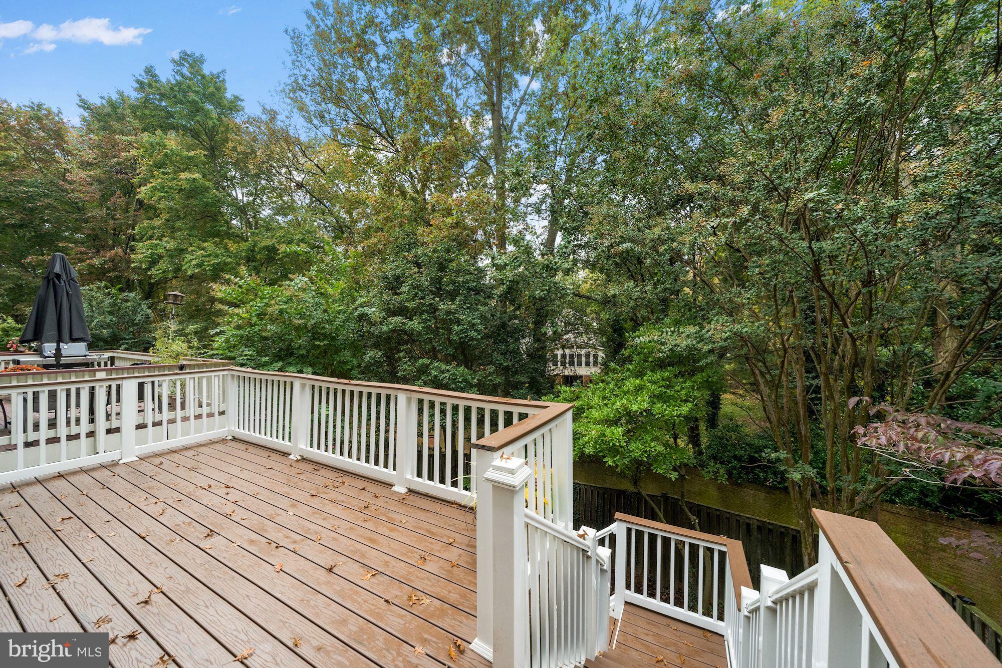 123 Roland Court Southwest Vienna, VA 22180 - Photo 16 of 34 Lovely treed view from deck