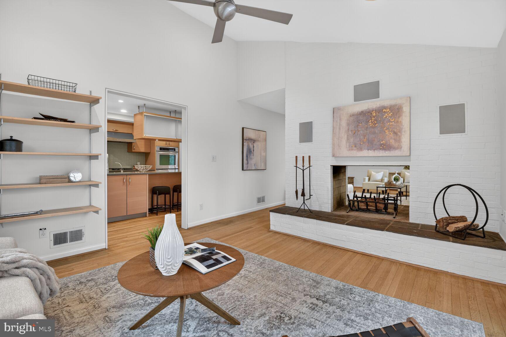 6104 Robinwood Road Bethesda, MD 20817 - Photo 7 of 45 a living room with furniture and wooden floor