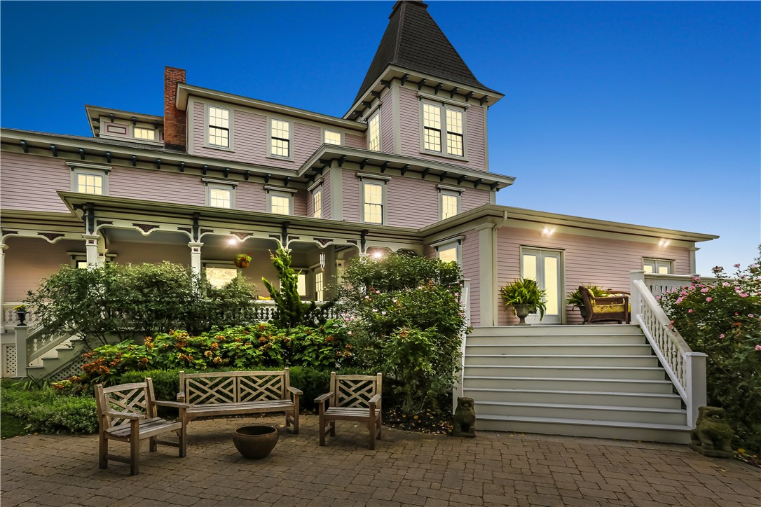 32 Broad Street Warren, RI 02885 - Photo 40 of 40 Porch deck empties onto terrace in private side yard.