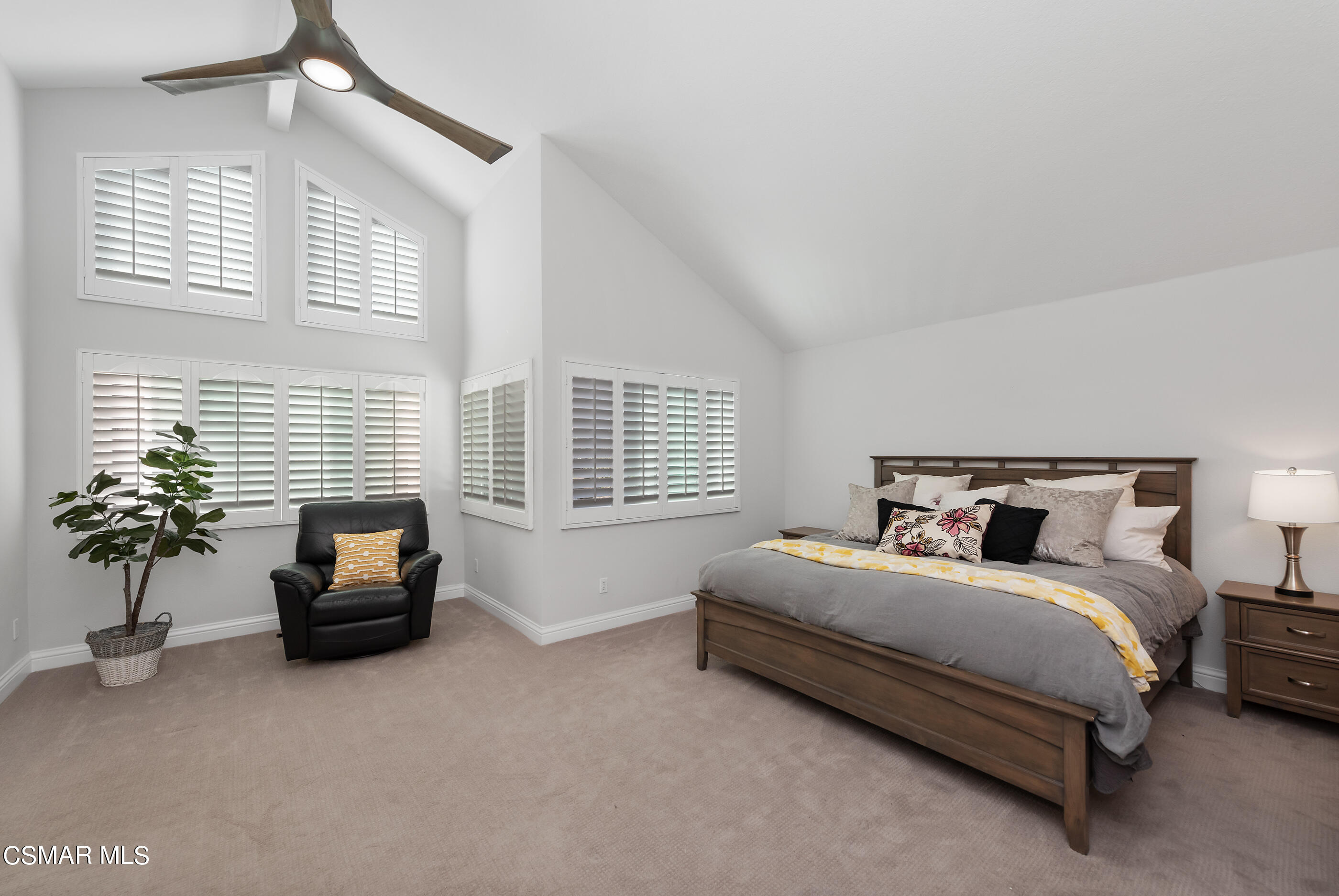 3233 Crazy Horse Drive Simi Valley, CA 93063 - Photo 37 of 65 a bedroom with a bed and a couch