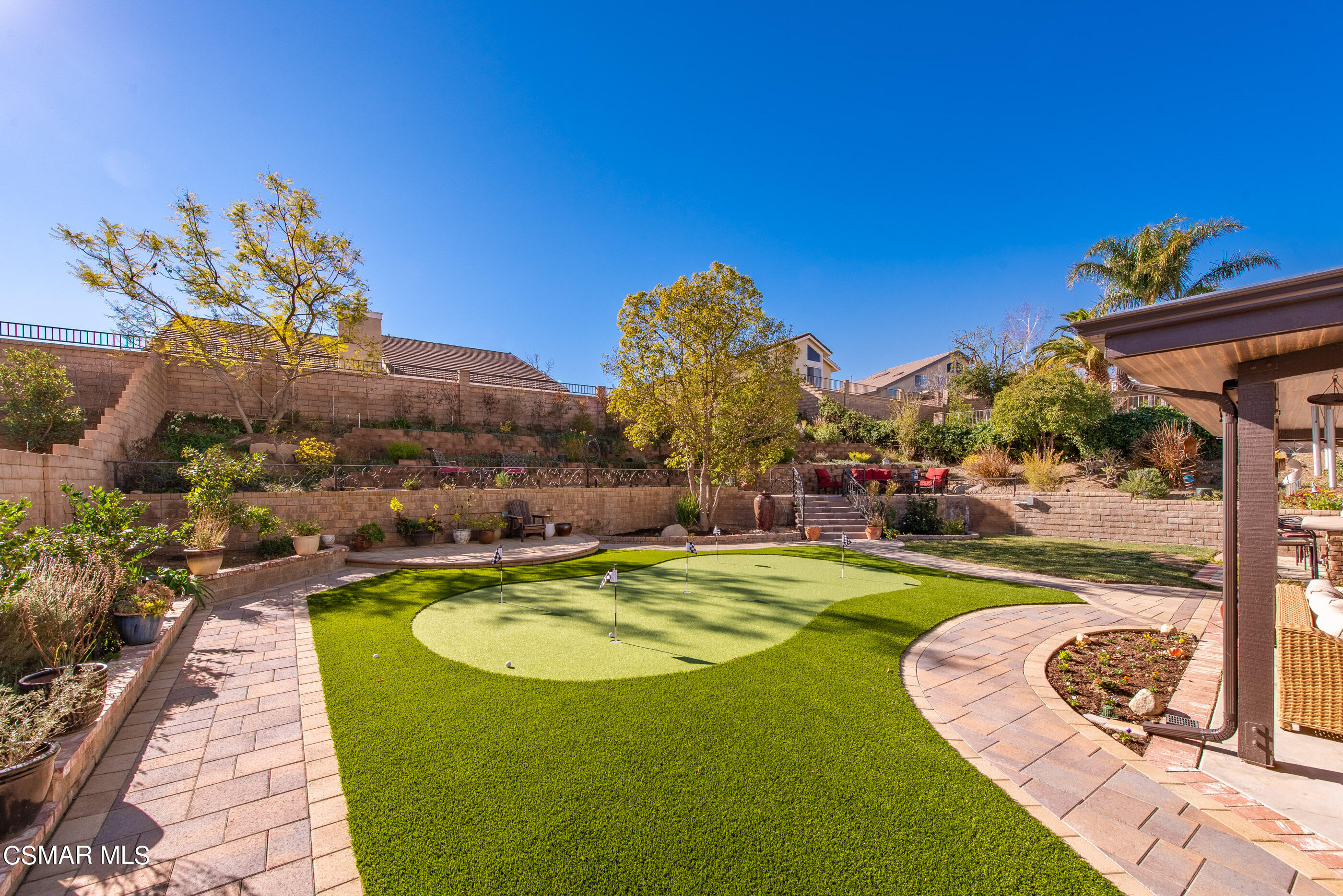 3233 Crazy Horse Drive Simi Valley, CA 93063 - Photo 50 of 65 a view of a swimming pool with a yard