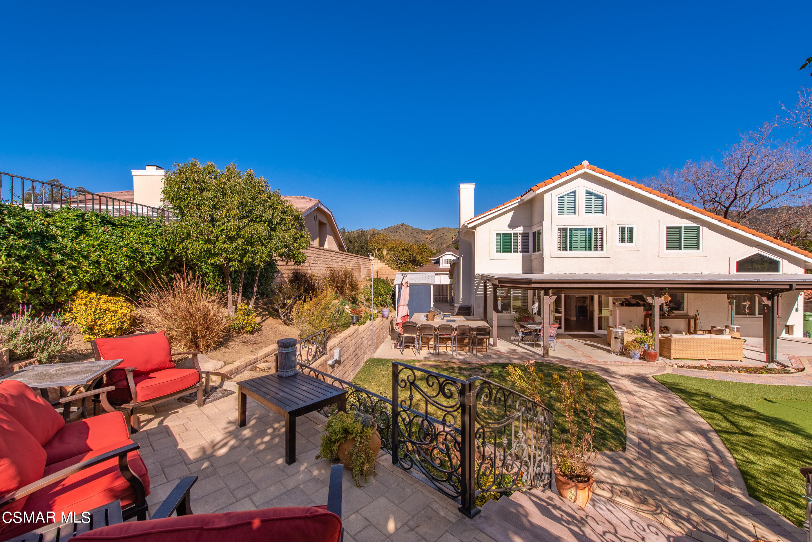 3233 Crazy Horse Drive Simi Valley, CA 93063 - Photo 52 of 65 a front view of a house with sitting area