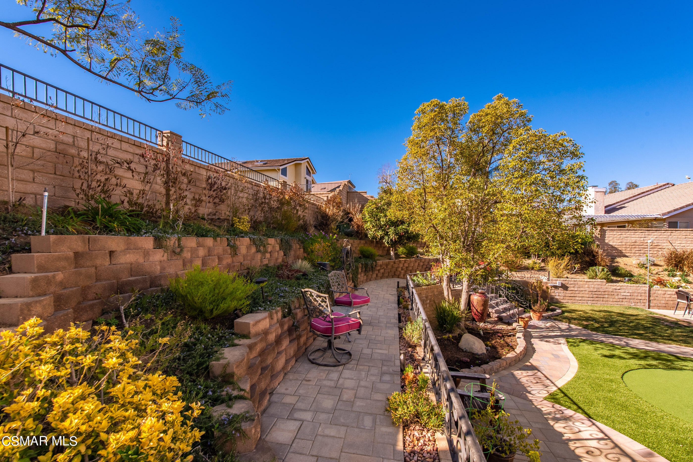 3233 Crazy Horse Drive Simi Valley, CA 93063 - Photo 55 of 65 a view of a chairs and table in a patio