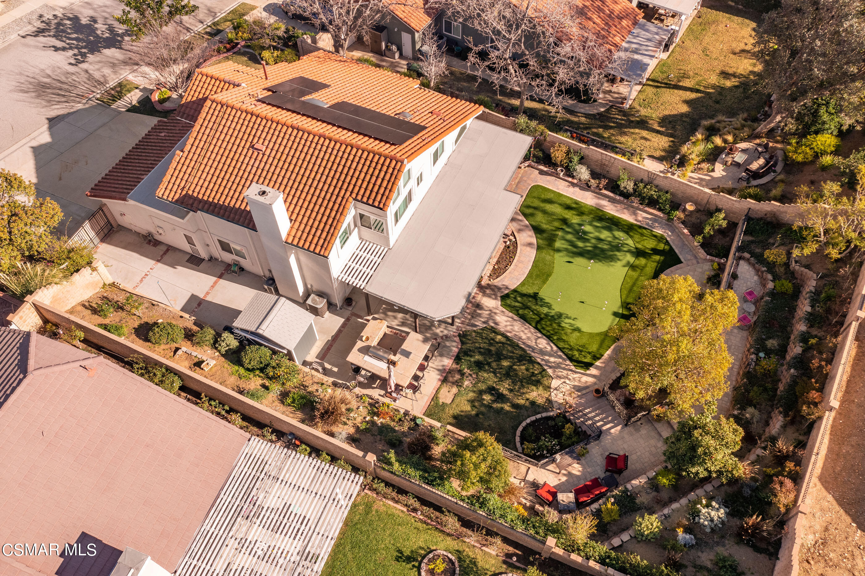 3233 Crazy Horse Drive Simi Valley, CA 93063 - Photo 62 of 65 an aerial view of a house