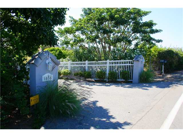 1035 Sleeping Indian Road Oceanside, CA 92057 - Photo 4 of 25 Private Gated entrance off Sleeping Indian Road