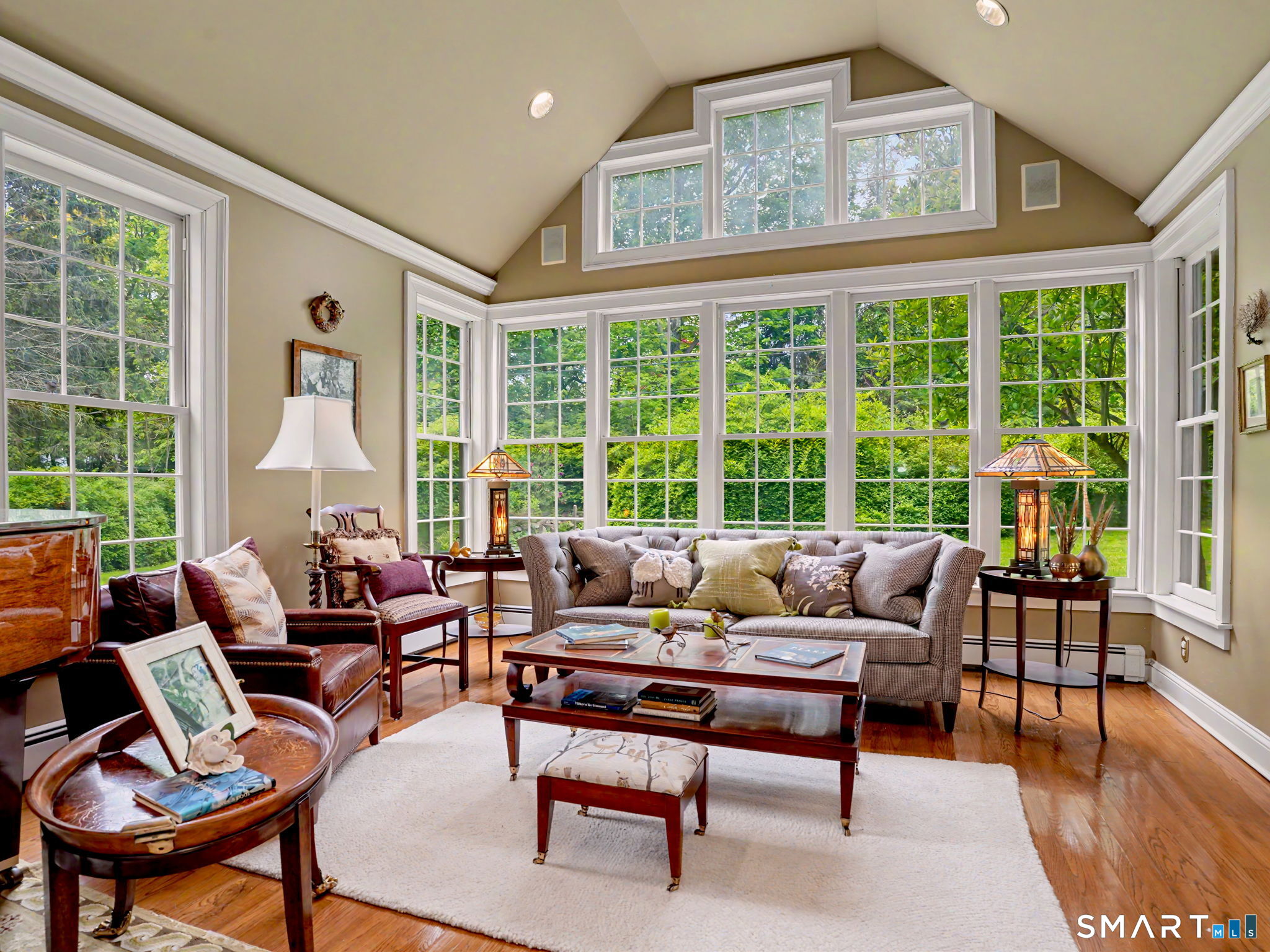 42 Cannondale Road Weston, CT 06883 - Photo 5 of 31 a living room with furniture and a large window