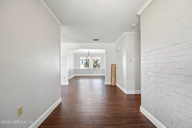 a view of an entryway of a house