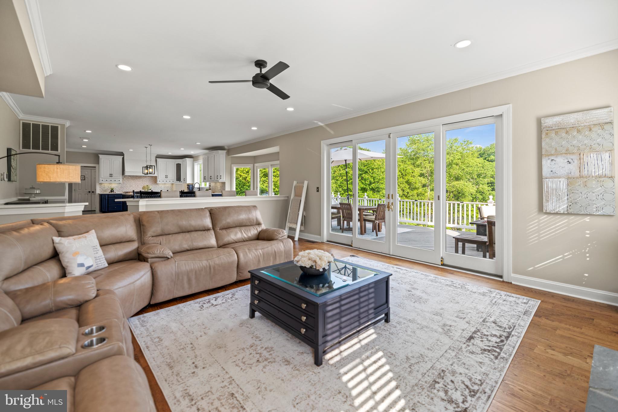 12621 High Meadow Road North Potomac, MD 20878 - Photo 11 of 38 Family Room w/Deck Access