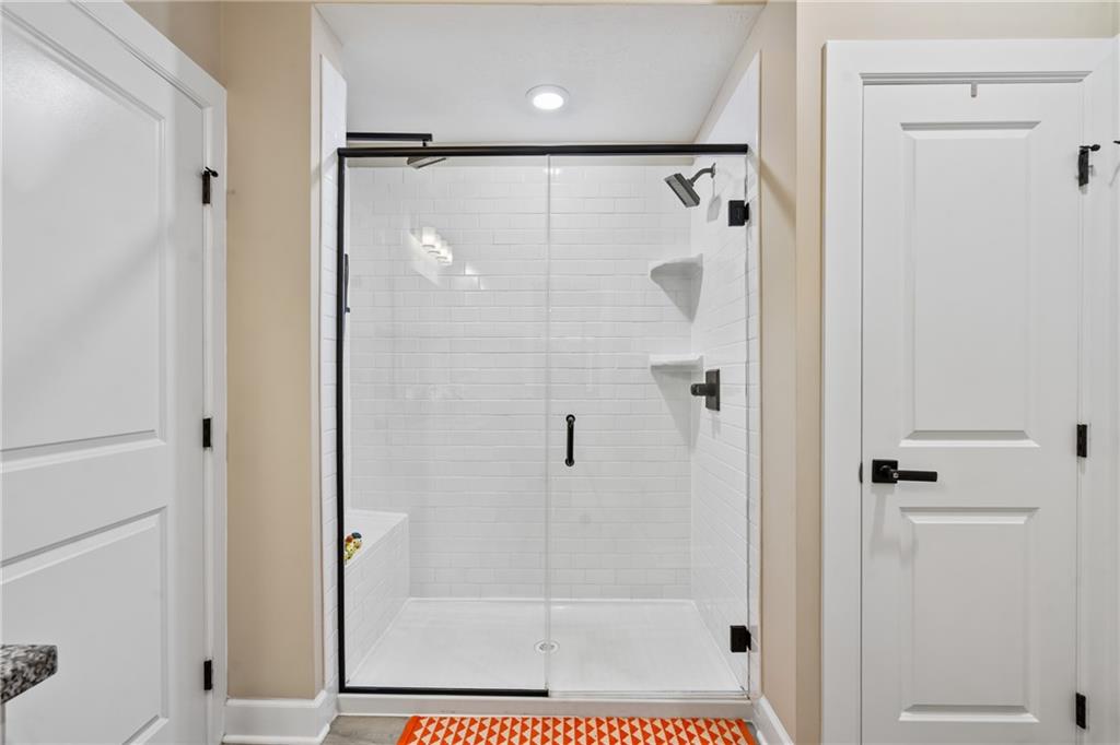 2009 Cherry Road Gibsonia, PA 15044 - Photo 24 of 45 a bathroom with a glass shower door