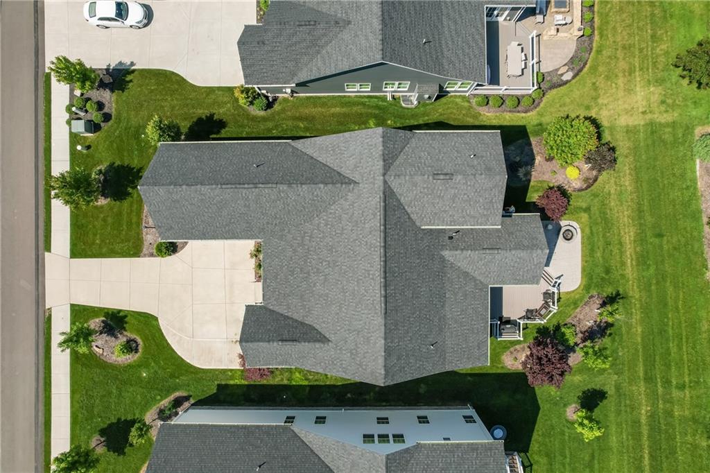 2009 Cherry Road Gibsonia, PA 15044 - Photo 40 of 45 an aerial view of a house with a garden