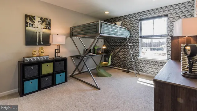 a room with furniture and window