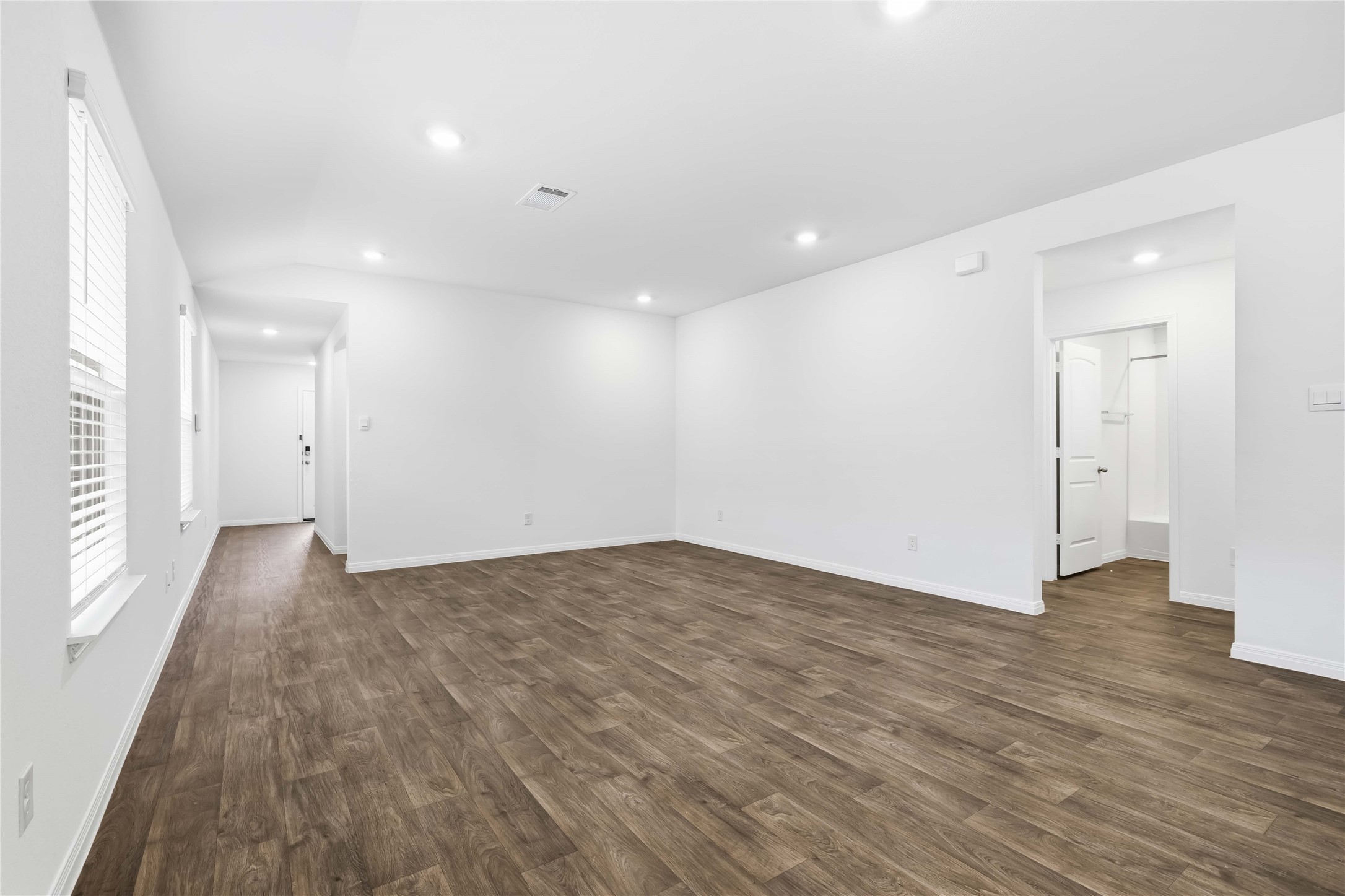 727 Gladiola Loop Kyle, TX 78640 - Photo 10 of 29 At the front of the home an open concept living and/or dining area adds flexibility for your ideal use of space.