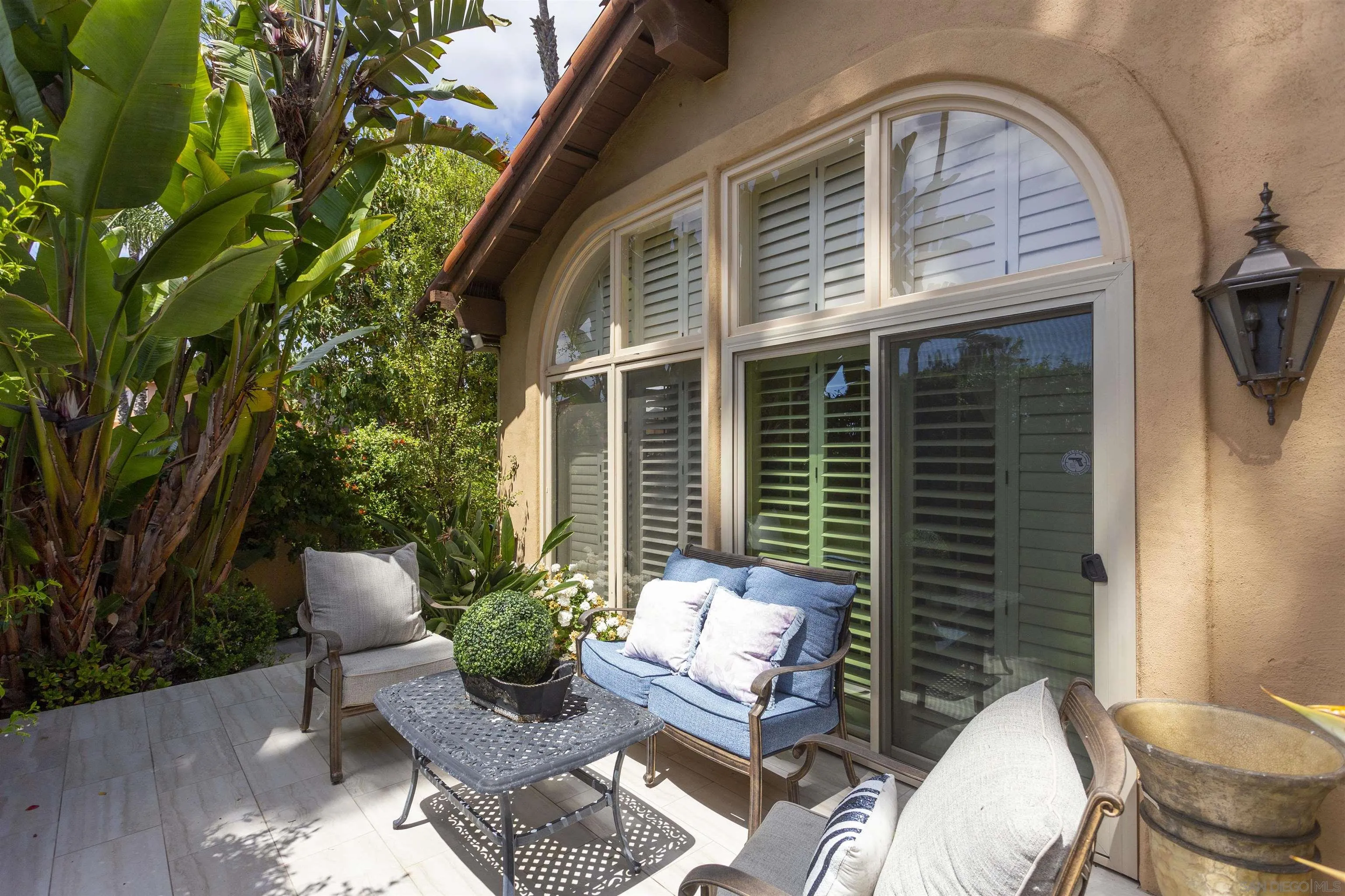 15448 Pimlico Corte Rancho Santa Fe, CA 92067 - Photo 10 of 31 a view of a chair and table in backyard of the house