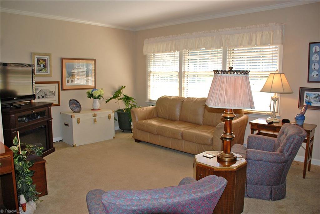 5704 Old Oak Ridge Road Greensboro, NC 27410 - Photo 5 of 22 Second view of main level living room
