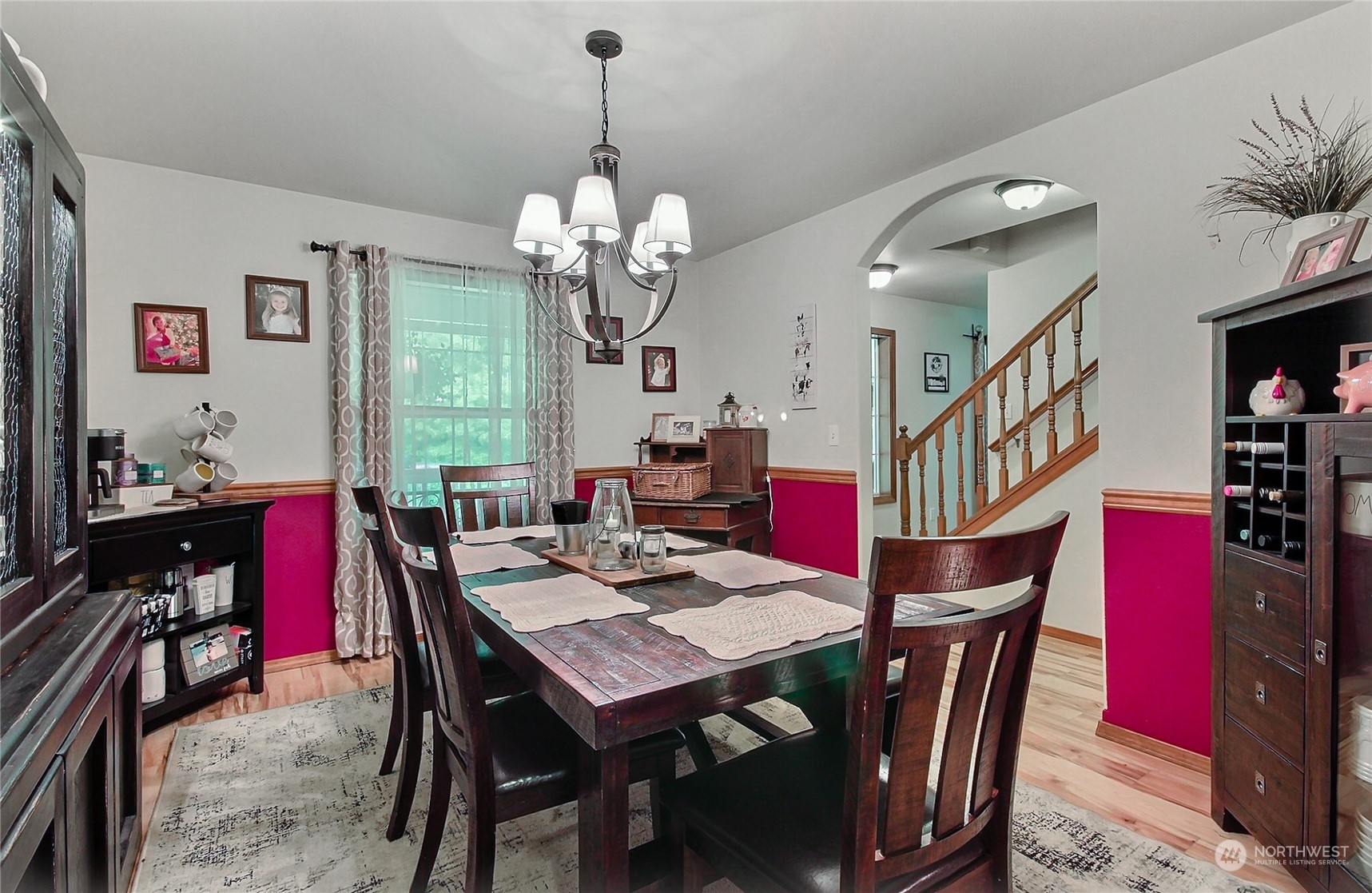 17502 Littlerock Road Southwest Rochester, WA 98579 - Photo 9 of 20 a view of a dining room with furniture
