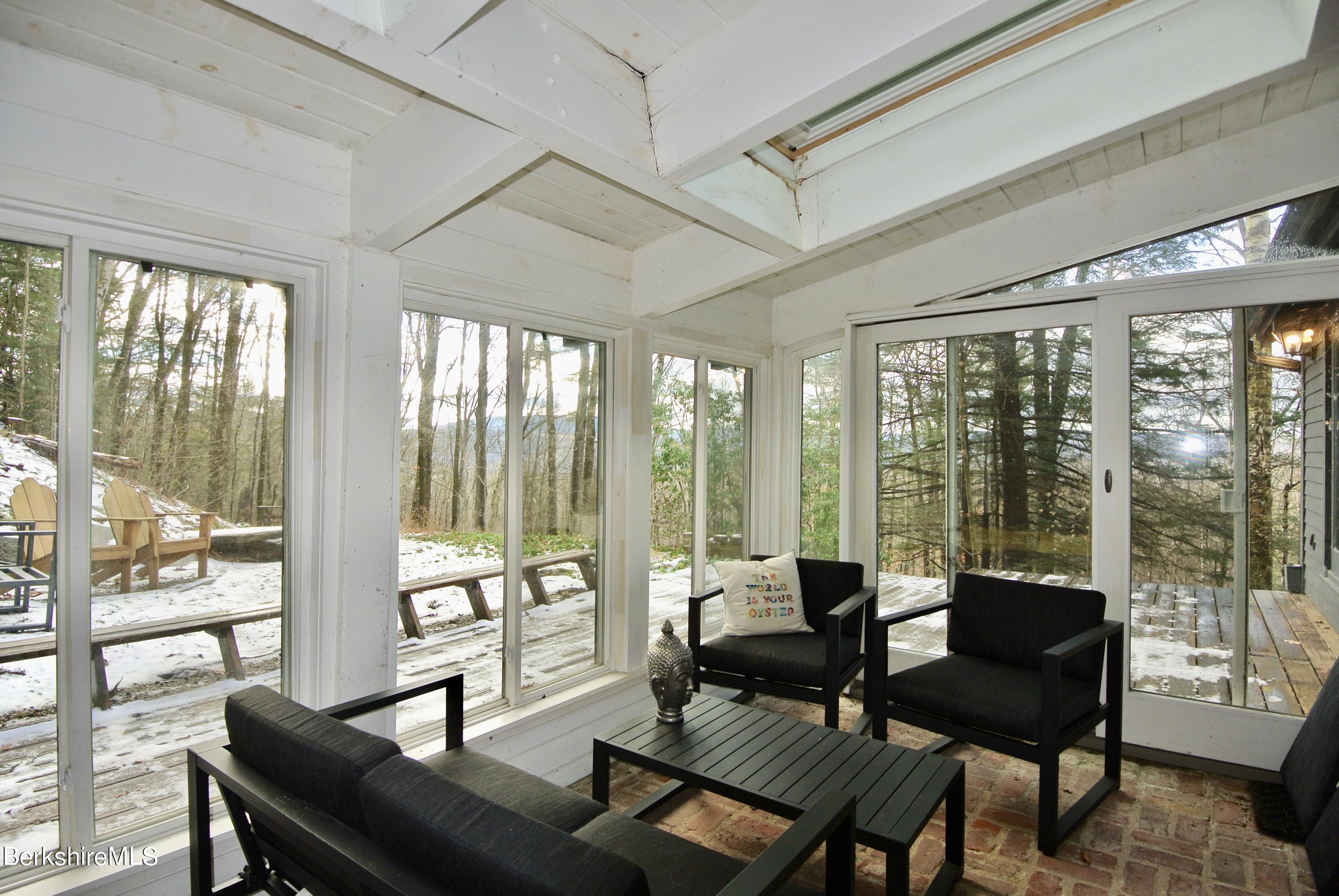 56 Lenox Road West Stockbridge, MA 01266 - Photo 11 of 39 Sunroom off the dining area