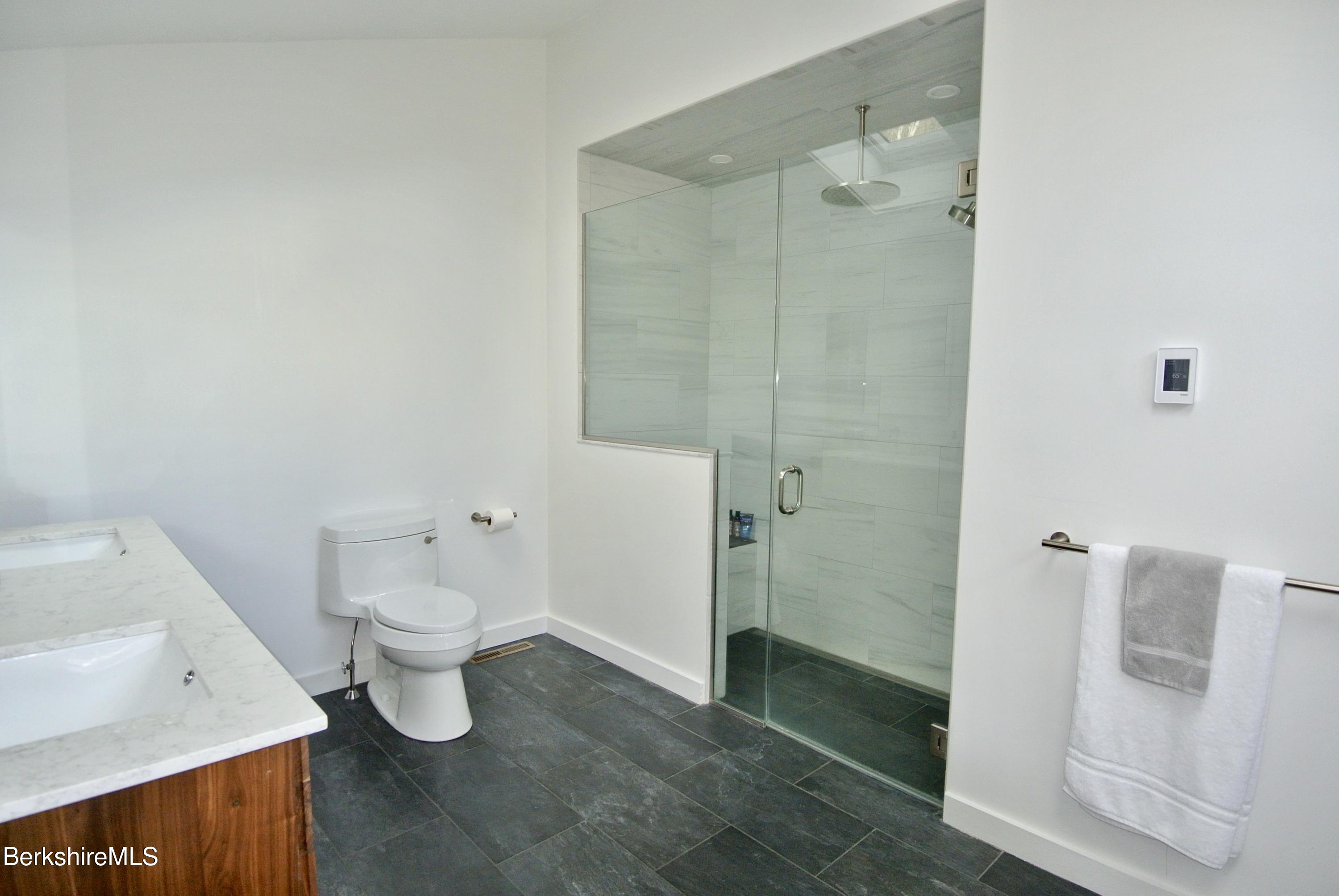56 Lenox Road West Stockbridge, MA 01266 - Photo 19 of 39 Primary bath with roll in shower