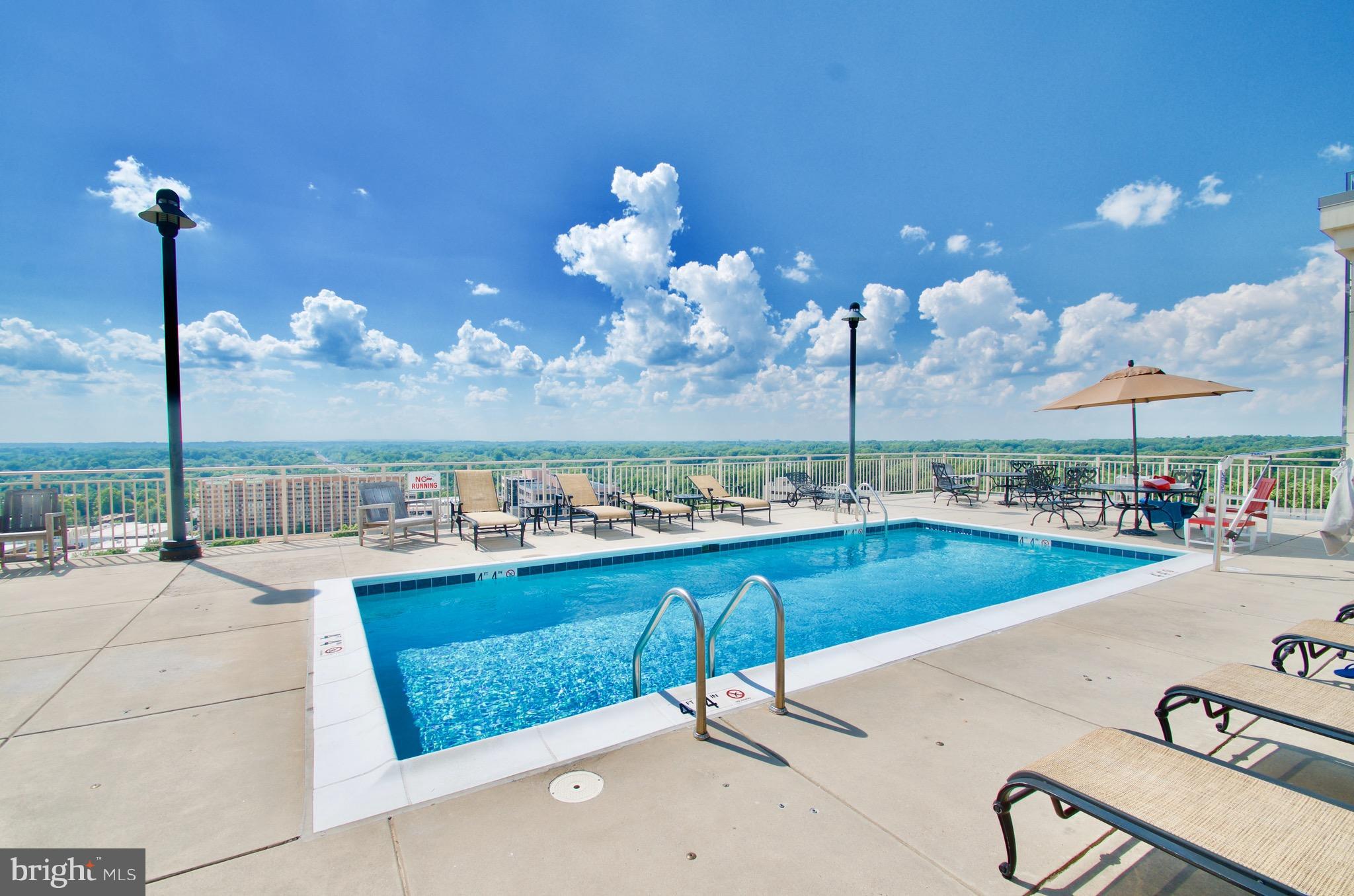 2726 Gallows Road, Unit 917 Vienna, VA 22180 - Photo 20 of 25 Rooftop Pool