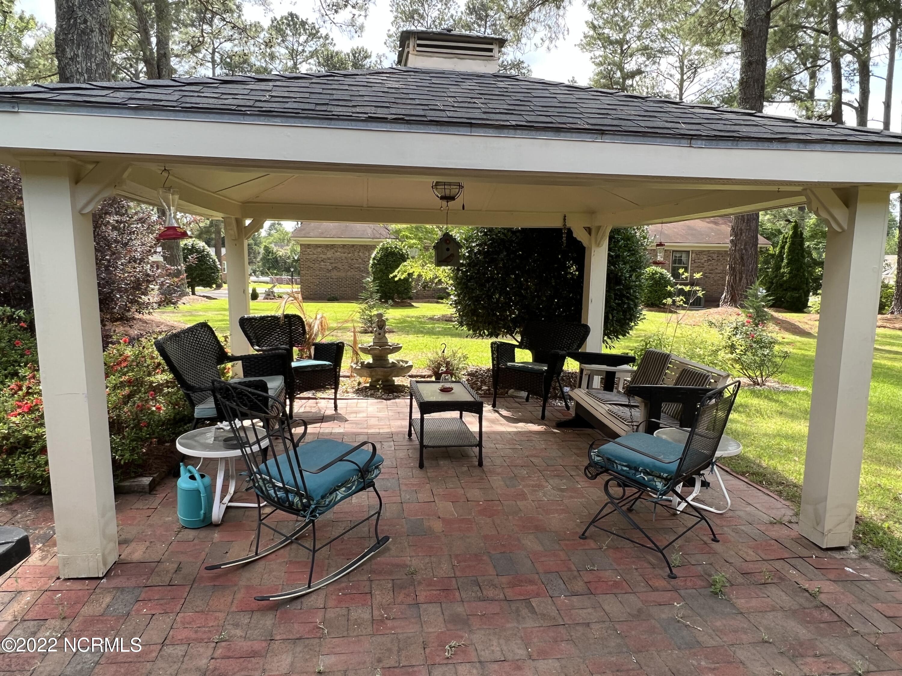 402 Pineview Road Clinton, NC 28328 - Photo 10 of 31 Gazebo with Brick pavers