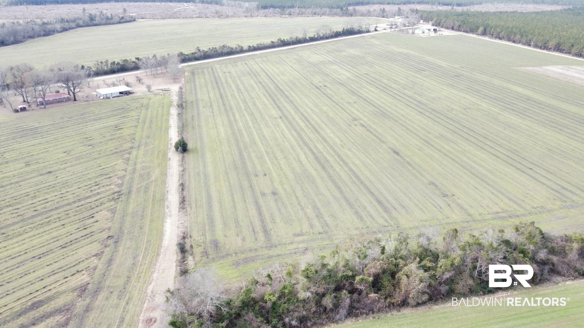 0 Sardine Road Flomaton, AL 36441 - Photo 4 of 7 Birds eye view of property with a rural view
