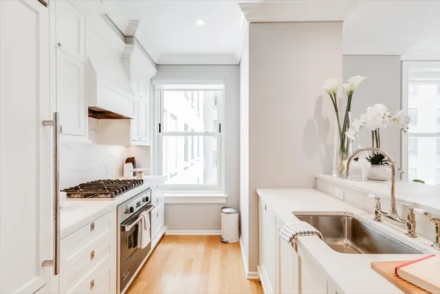 a very nice looking room with a large window