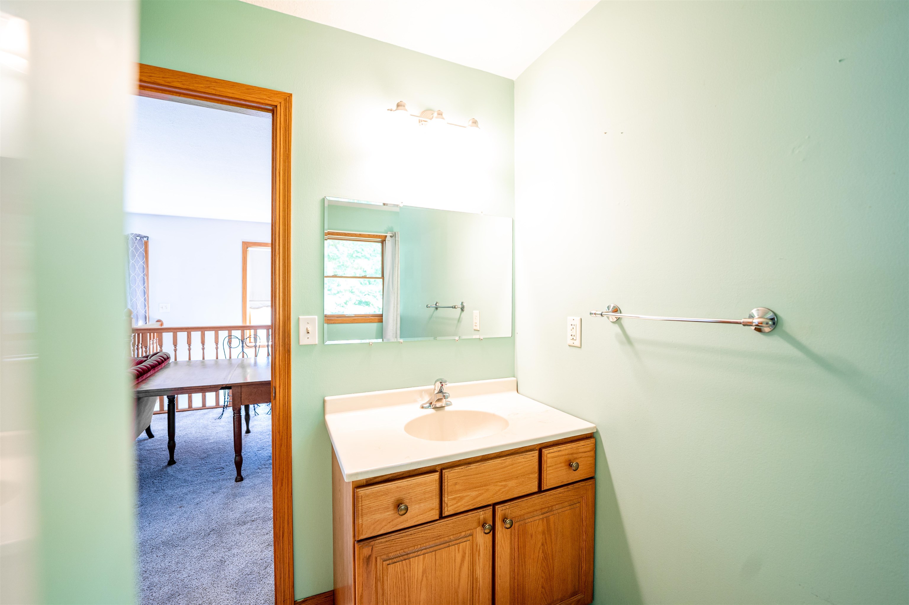 1912 Daysville Road Oregon, IL 61061 - Photo 33 of 74 a bathroom with a sink and a mirror