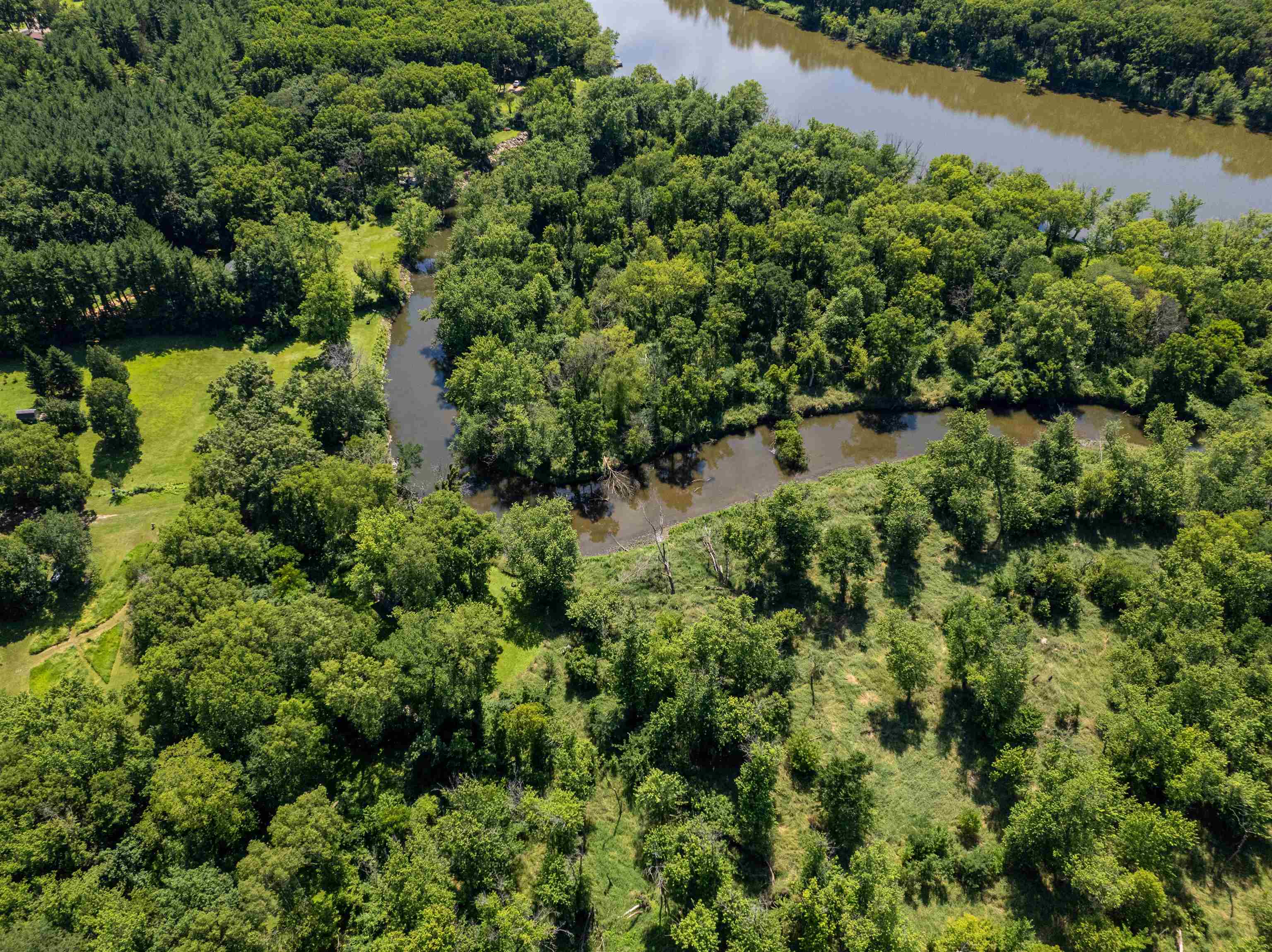 1912 Daysville Road Oregon, IL 61061 - Photo 62 of 74 an aerial view of residential house with outdoor space and trees all around