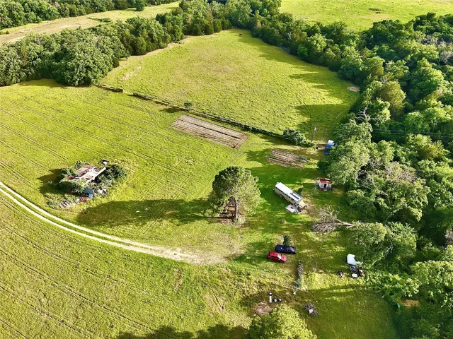 a bathroom with a yard
