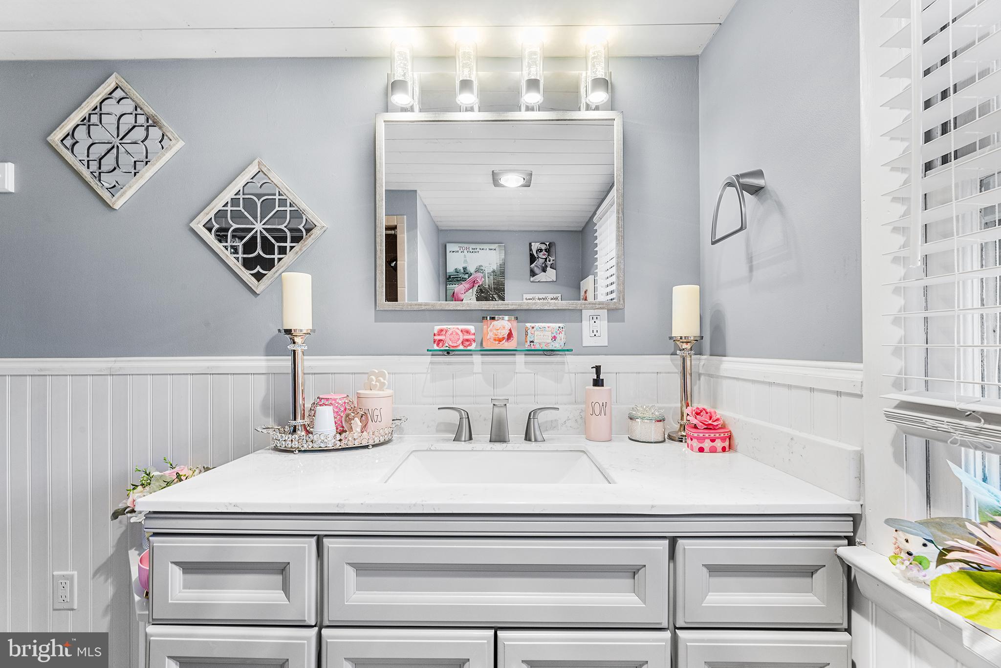 13241 Oyster House Road Princess Anne, MD 21853 - Photo 24 of 39 a bathroom with a sink and a mirror