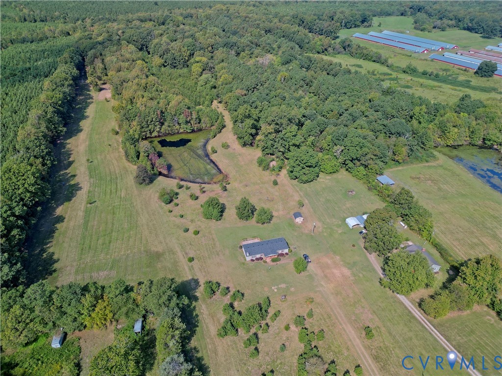 2110 Military Road Amelia Court House, VA 23002 - Photo 43 of 46 an aerial view of a house